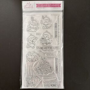 My Favorite Things Stamp Set Monkey Around MFT Birthday Bananas